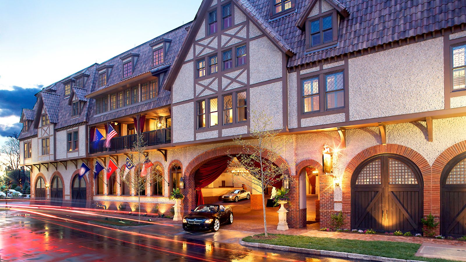 exterior of hotel in Asheville, , north carolina