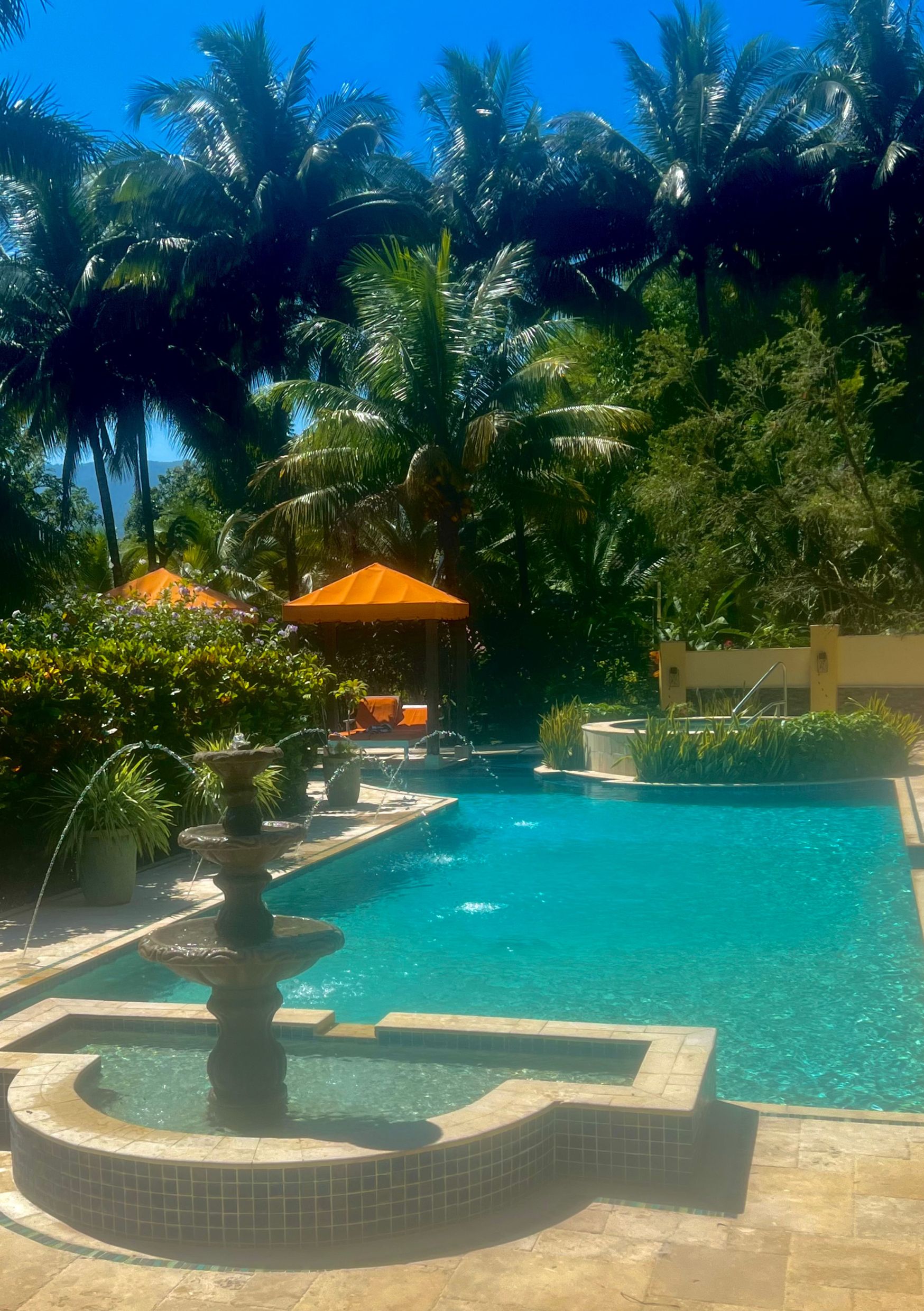 pool at resort in belize