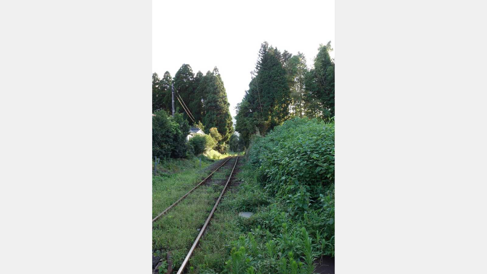 Railway of the Minami aso line, Kumamoto, Japan, Jul. 25, 2015