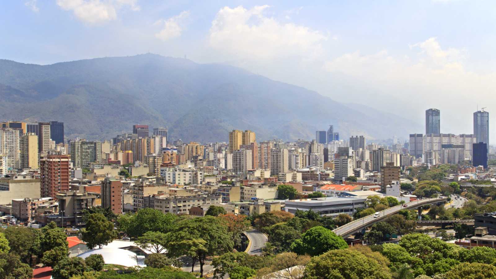 Skyline of Caracas city. Capital of Venezuela