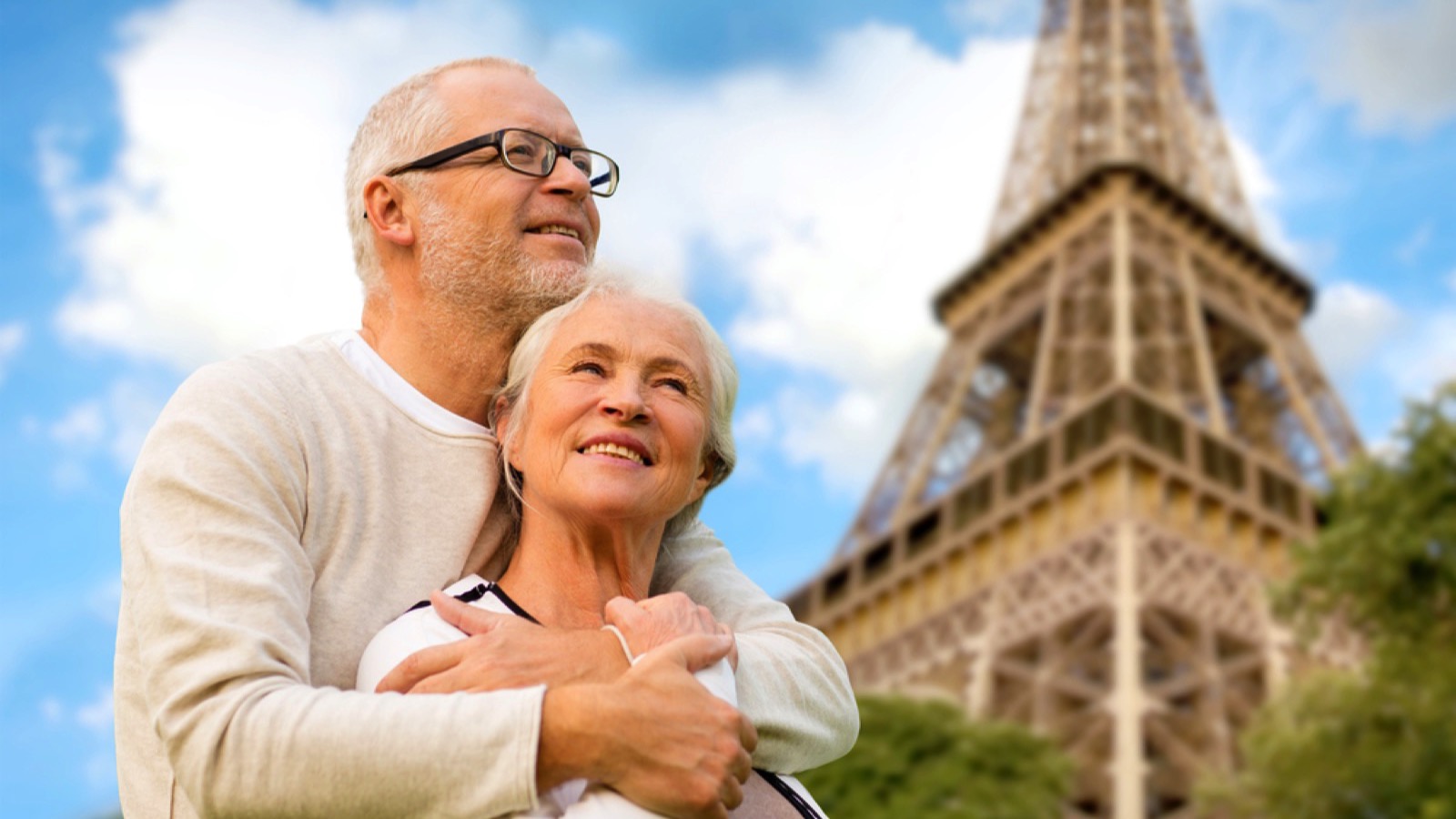 Old couples in France, Paris