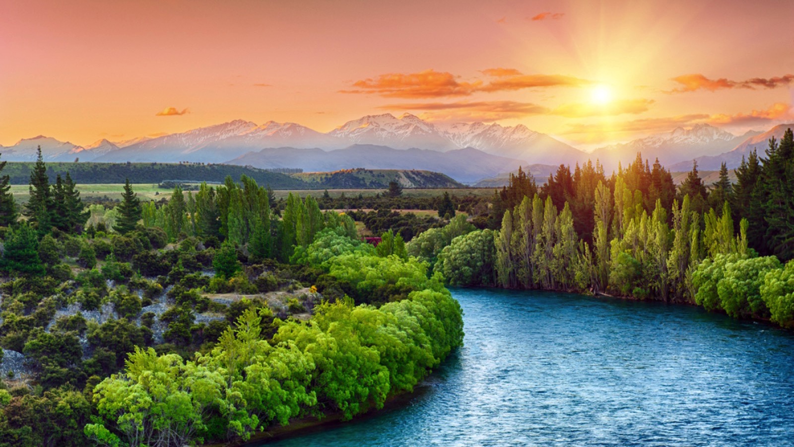 The Southern Alps, New Zealand