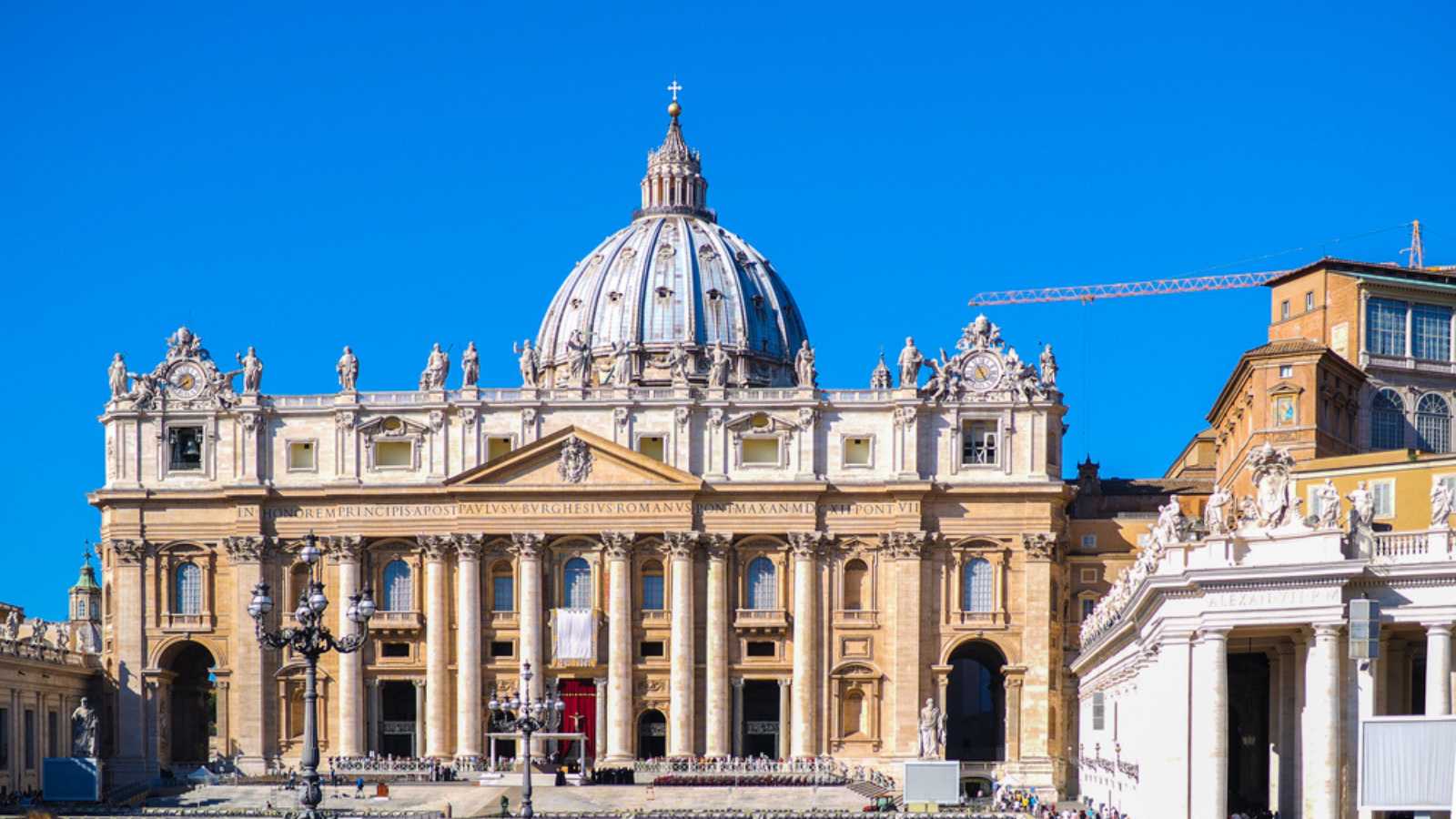 The Vatican Museums (Italian: Musei Vaticani) in Rome, Italy (St. Peter's cathedral)