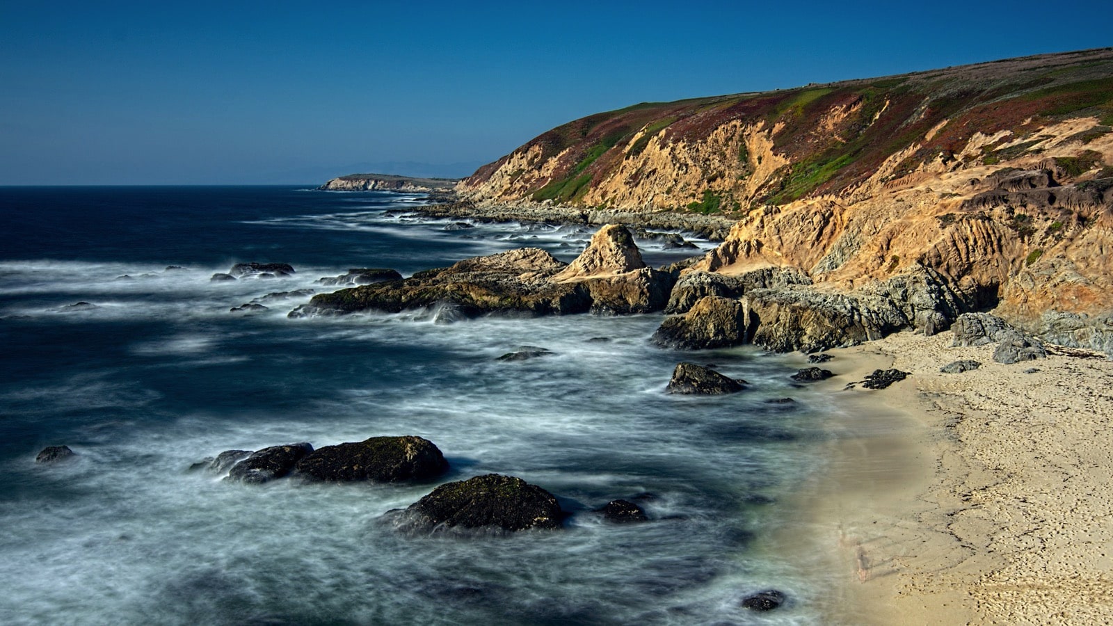 Bodega bay beach in Sonoma County