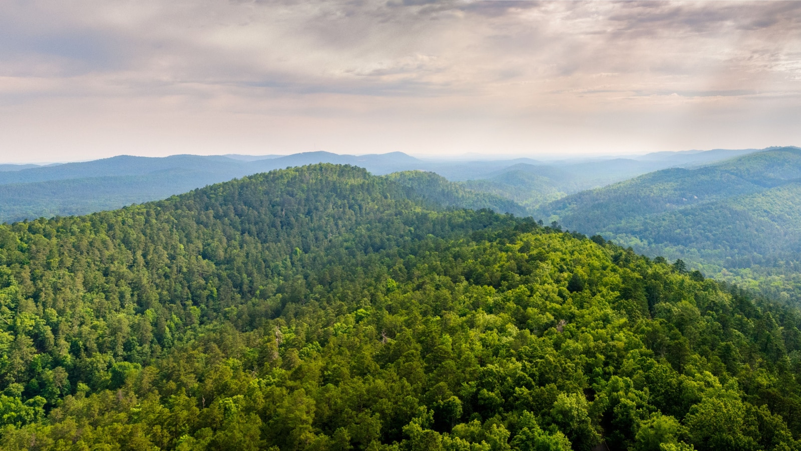 Cloudy Vista at Hot Springs National Park