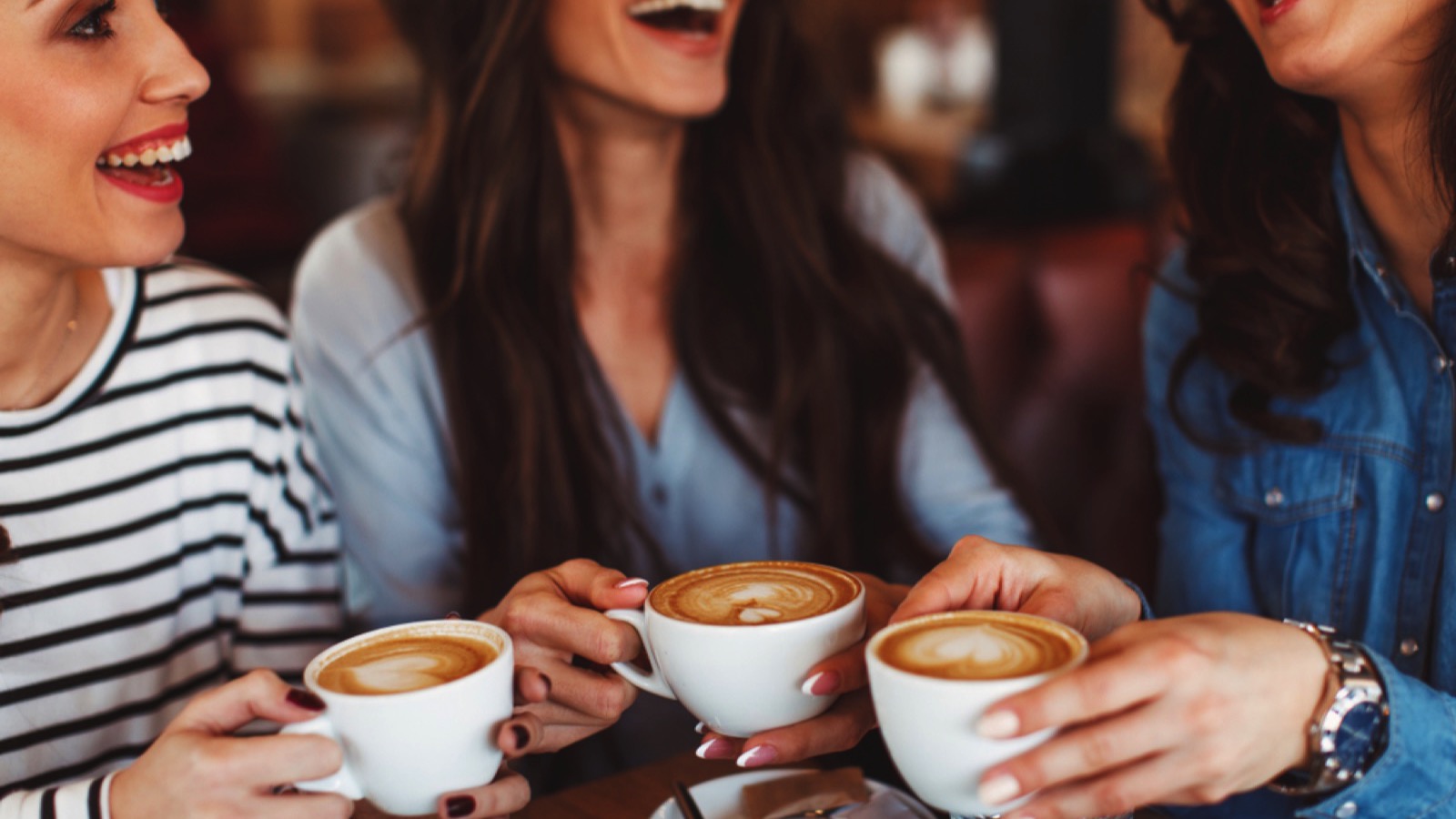 Friends drinking coffee