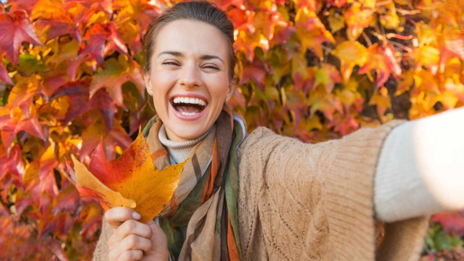 Happy cheerful young woman