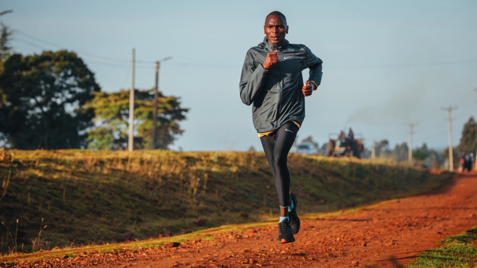 Kenyan runner practicing in ITEN, KENYA,