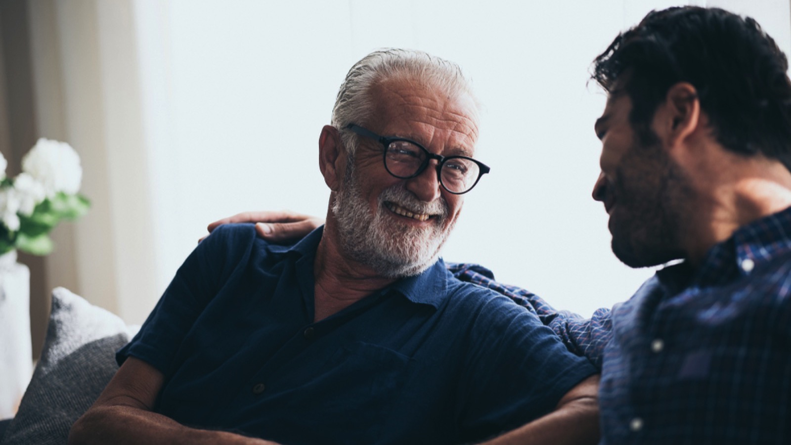 Man talking to dad