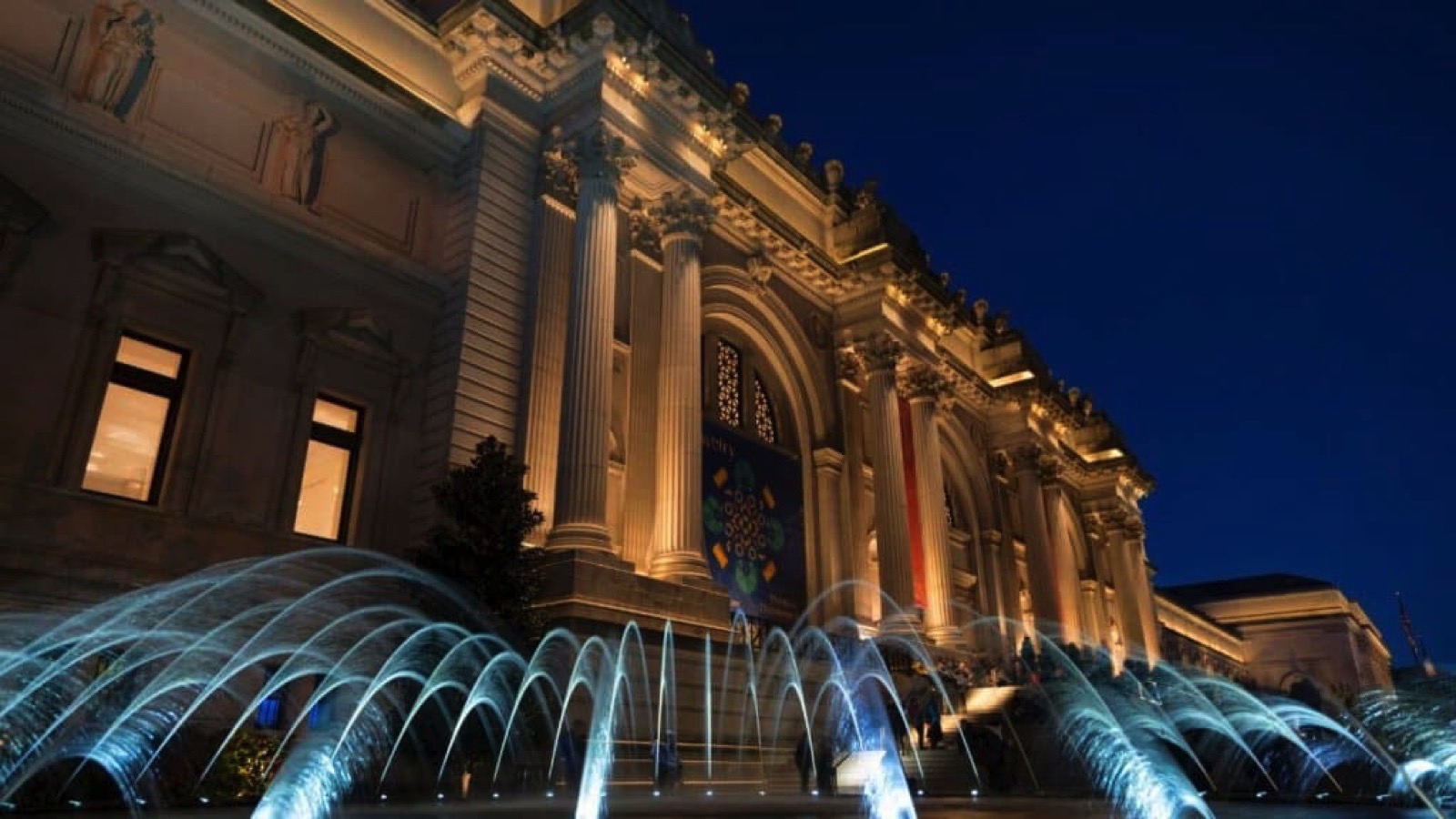 Fountain at the Metropolitan Museum of Art in New York City.