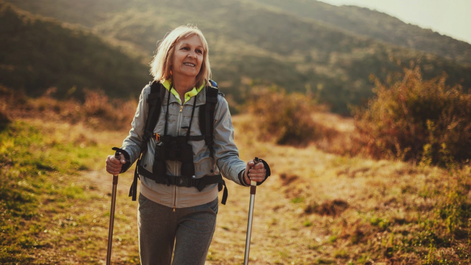 Old-woman-hiking