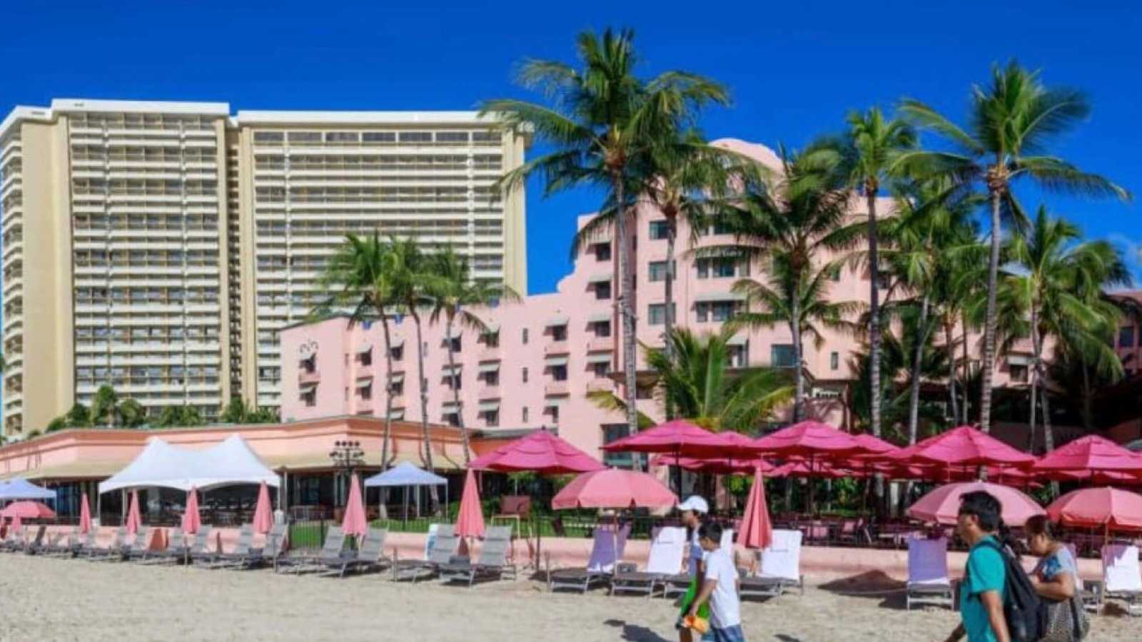 Pink Hotel in Hawaii