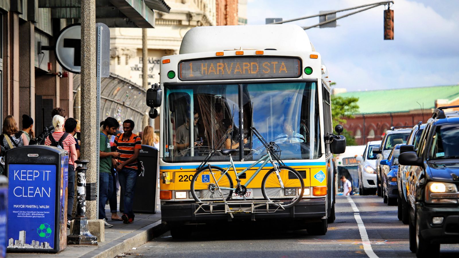 The-crosstown-buses-have-bike-racks-on-the-front-of-the-vehicle