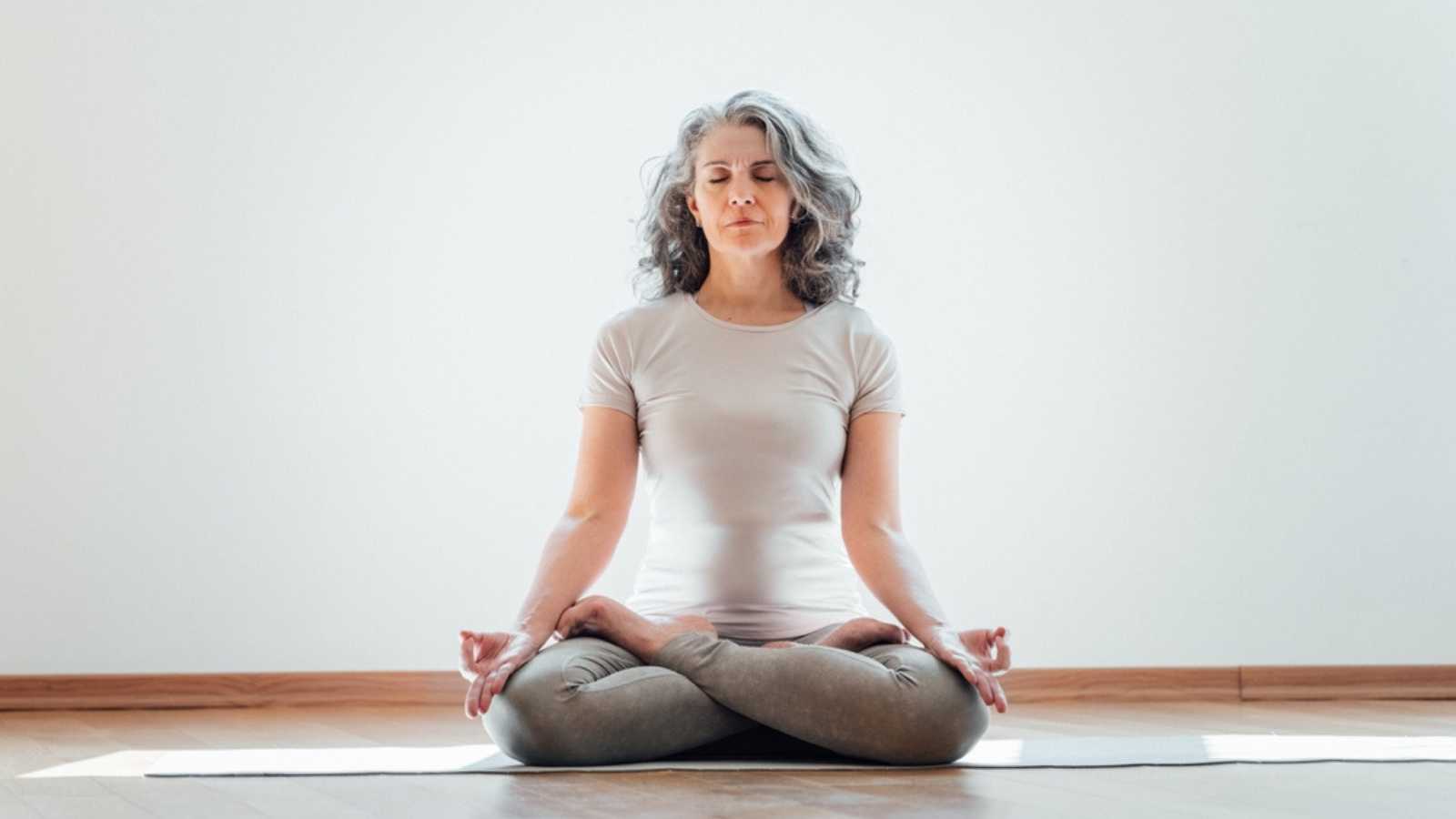 Woman doing meditation