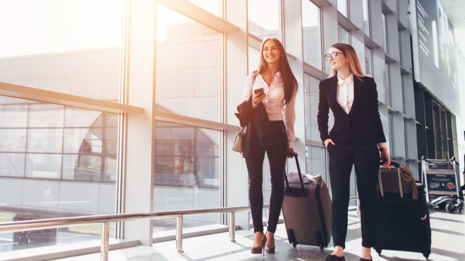 Women-in-airport