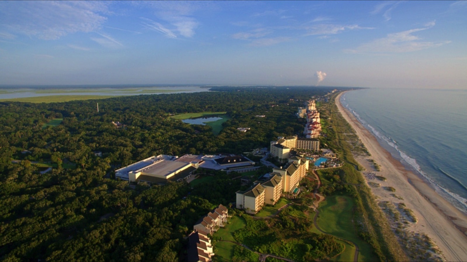 Amelia Island Florida, United States of America 9/5.2019 View of the Amelia island beach front