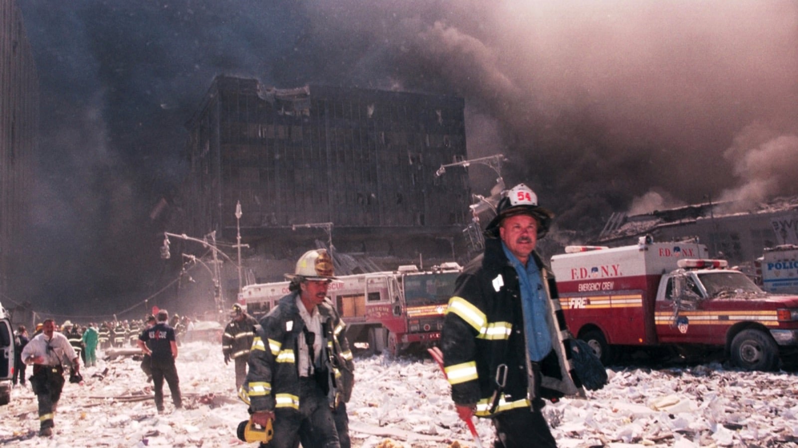 Firefighters-walking-near-911-attack