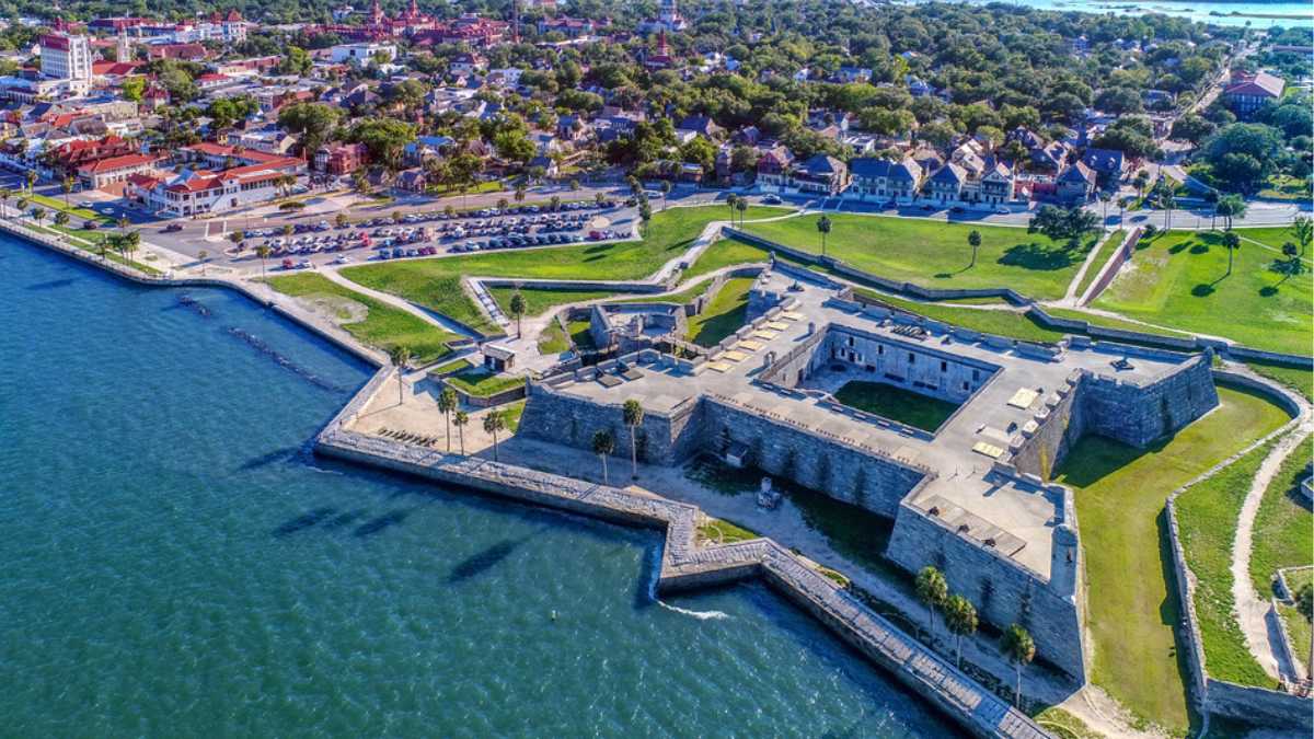 Castillo de San Marcos in St Augustine, Florida