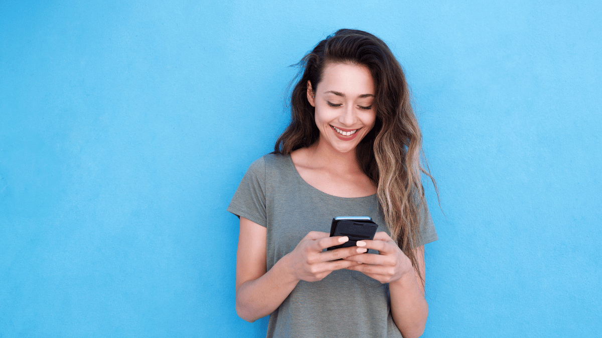 Woman on cell phone