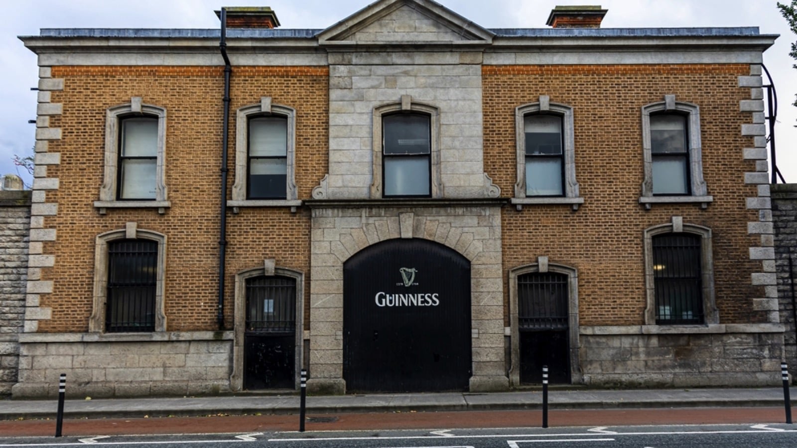 Dublin Ireland - August 1 2023: Guinness Factory in Dublin, a brewery experience telling the tale of Ireland's famous beer, with tastings and a rooftop bar