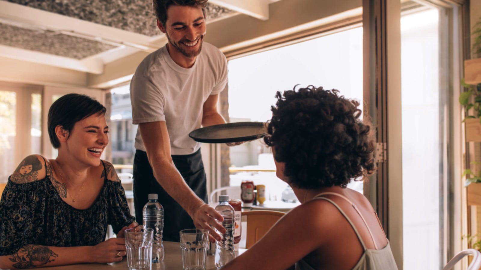 Waiter-serving