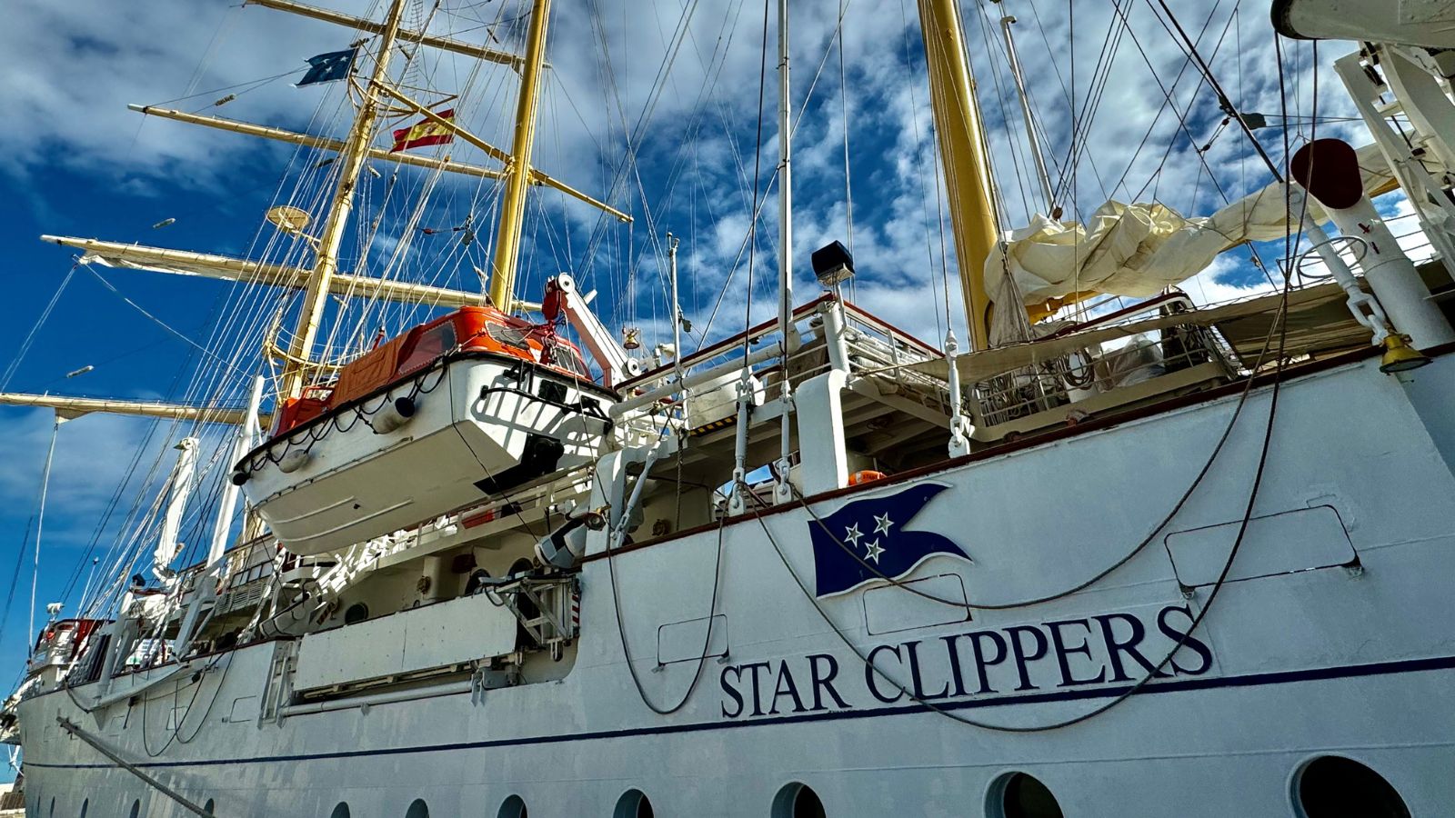 side of star clippers ship